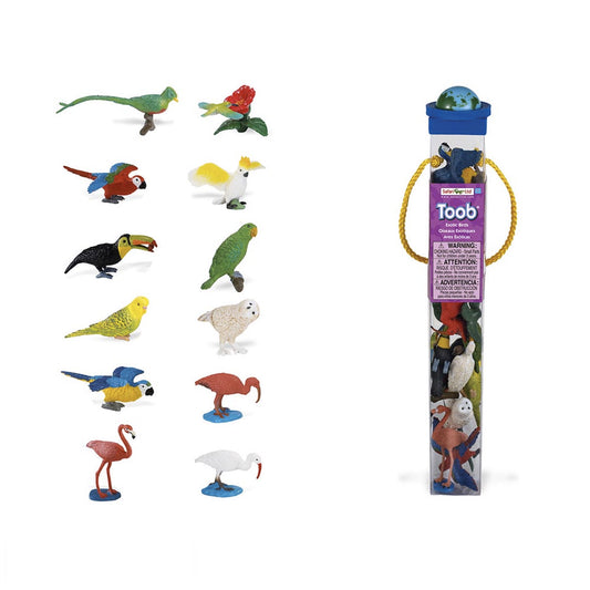 Toobs and Safariology Toys: Exotic Birds