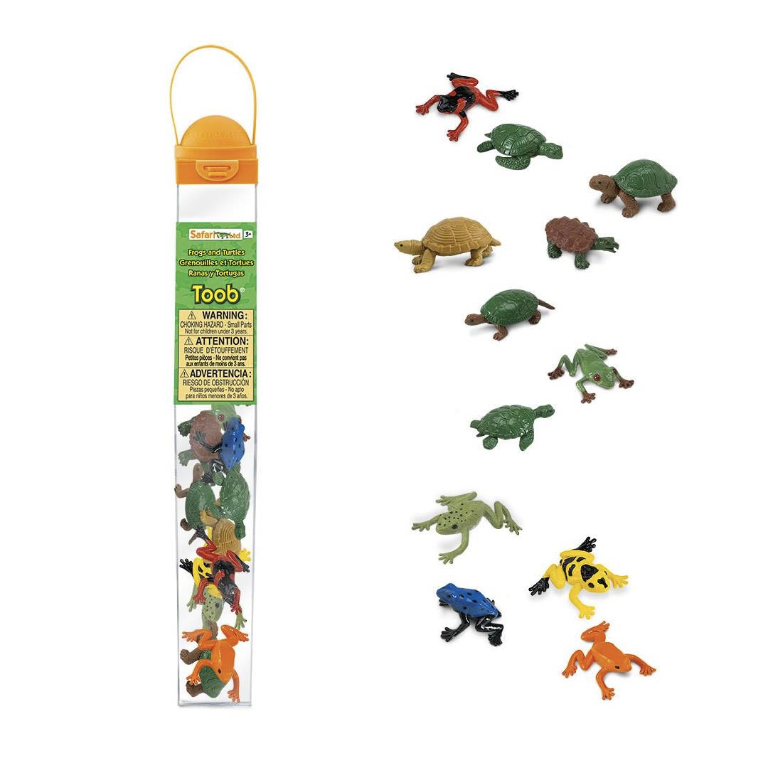 Toobs and Safariology Toys: Frogs and Turtles