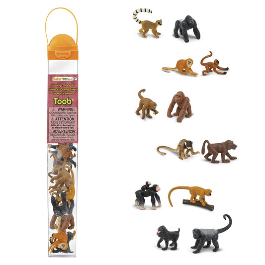 Toobs and Safariology Toys: Monkeys and Apes