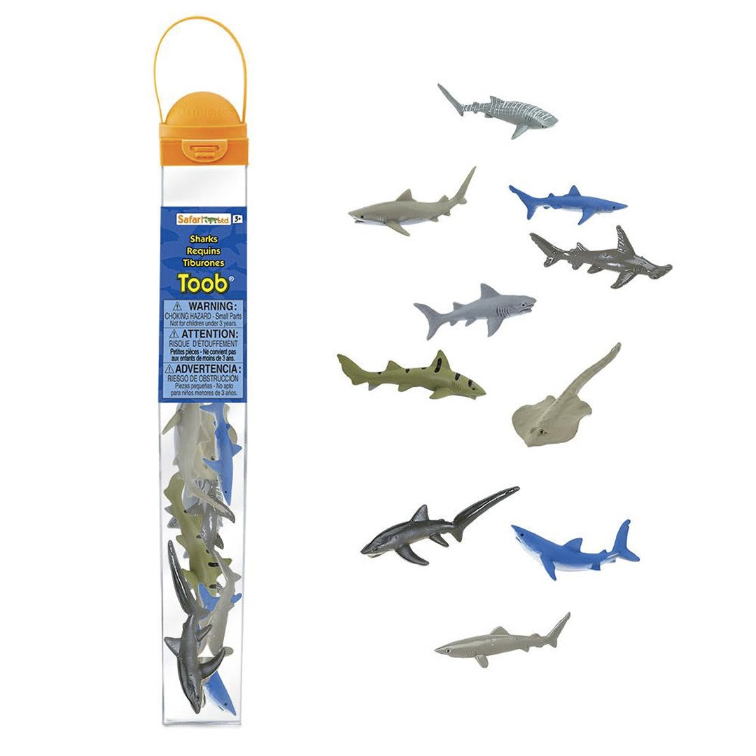 Toobs and Safariology Toys: Sharks