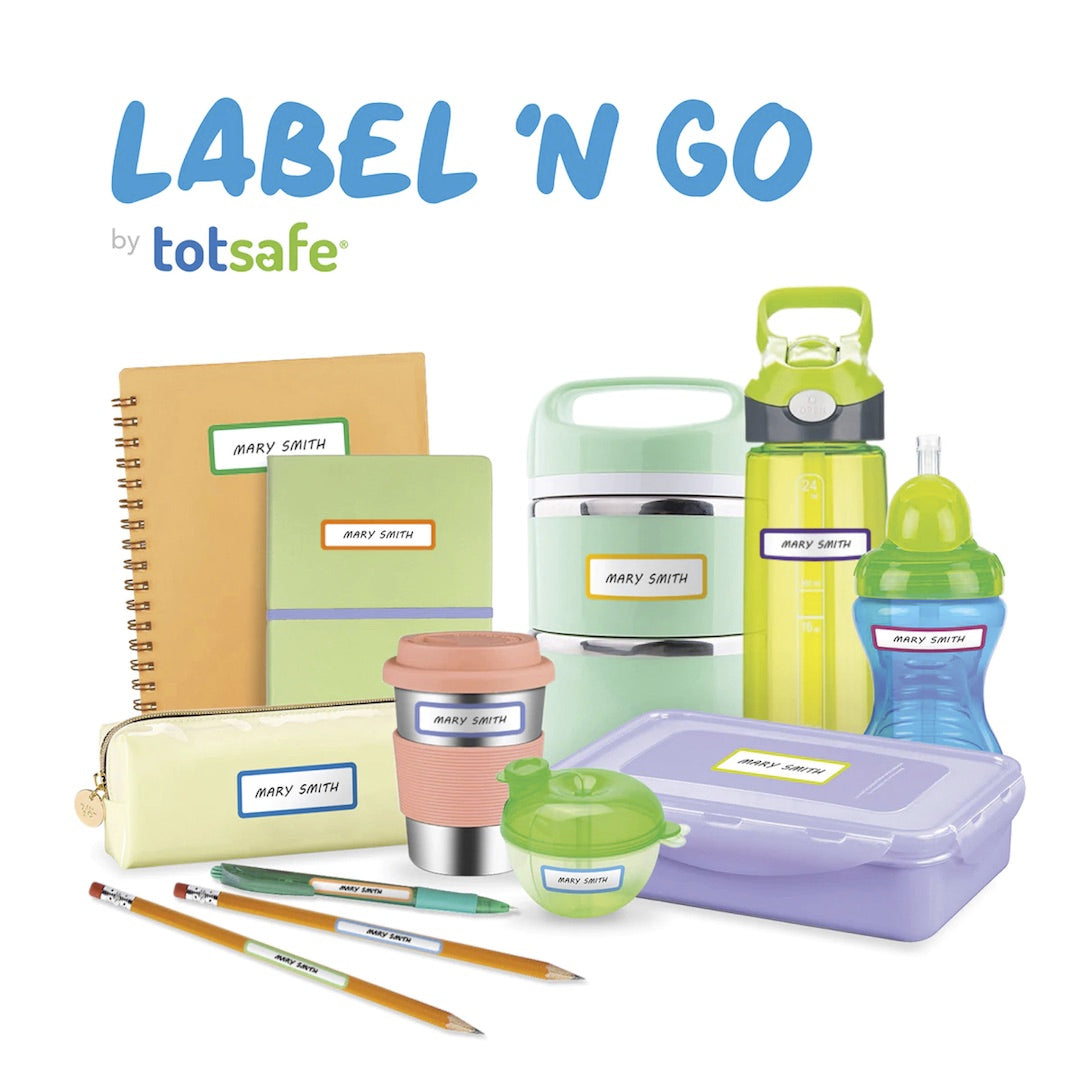 Totsafe Label 'N Go Self-Laminating Sticker Labels