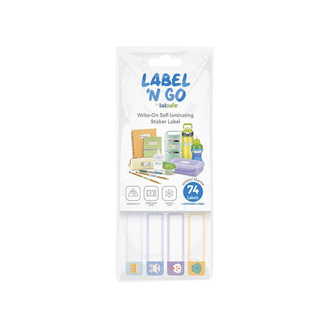 Totsafe Label 'N Go Self-Laminating Sticker Labels