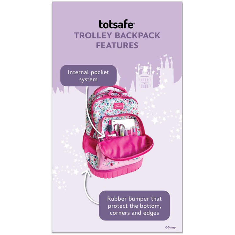 Totsafe Disney Back 2 School Collection - Cars Open Road - Trolley Backpack