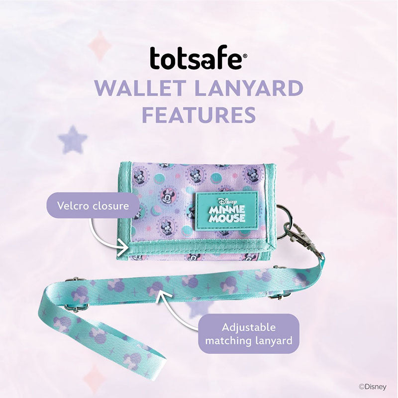 Totsafe Disney Take Me to the Stars Collection - Minnie Mouse - Wallet Lanyard