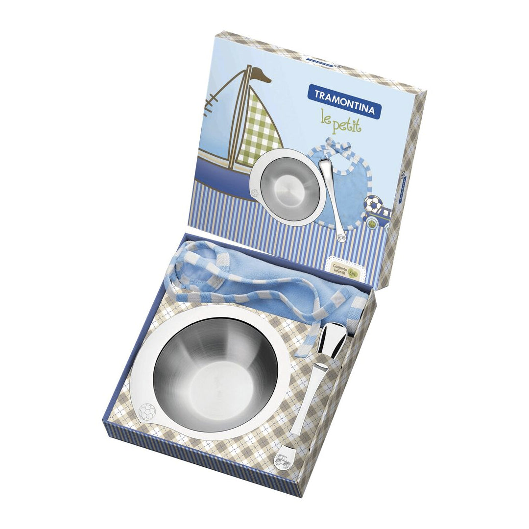 Tramontina Le Petit 3-Piece Child Plate Set