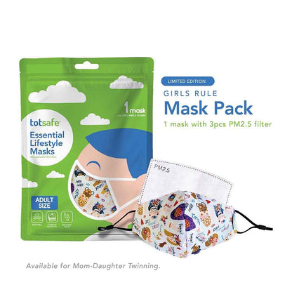 Totsafe Limited Edition Girls Rule Mom-Daughter Twinning Mask