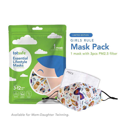 Totsafe Limited Edition Girls Rule Mom-Daughter Twinning Mask