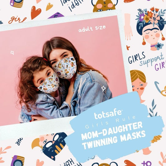 Totsafe Limited Edition Girls Rule Mom-Daughter Twinning Mask