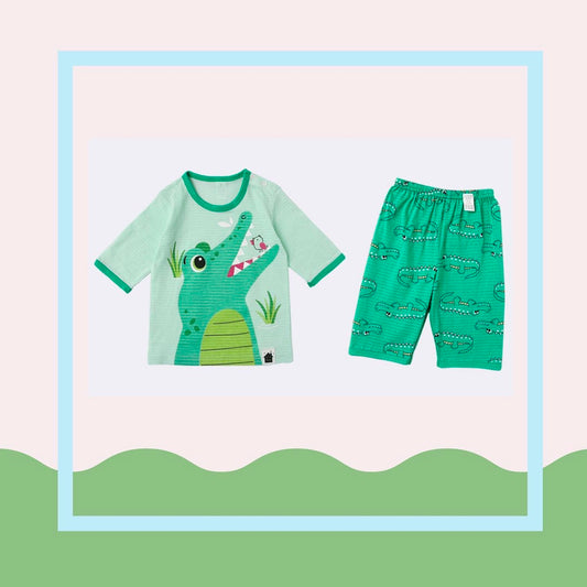 Twinkly Tales Children's Clothing Vovo I am Crocodile Easywear