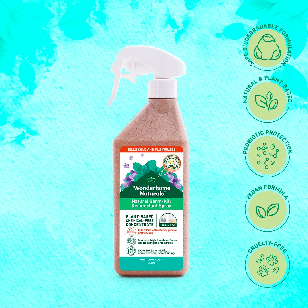 Wonderhome Natural Germ-Kill Disinfectant Spray