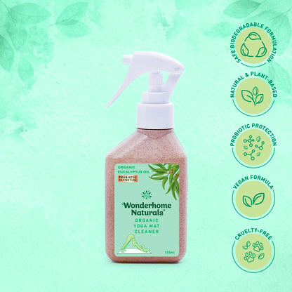 Wonderhome Natural Organic Yoga Mat Cleaner (165ml)