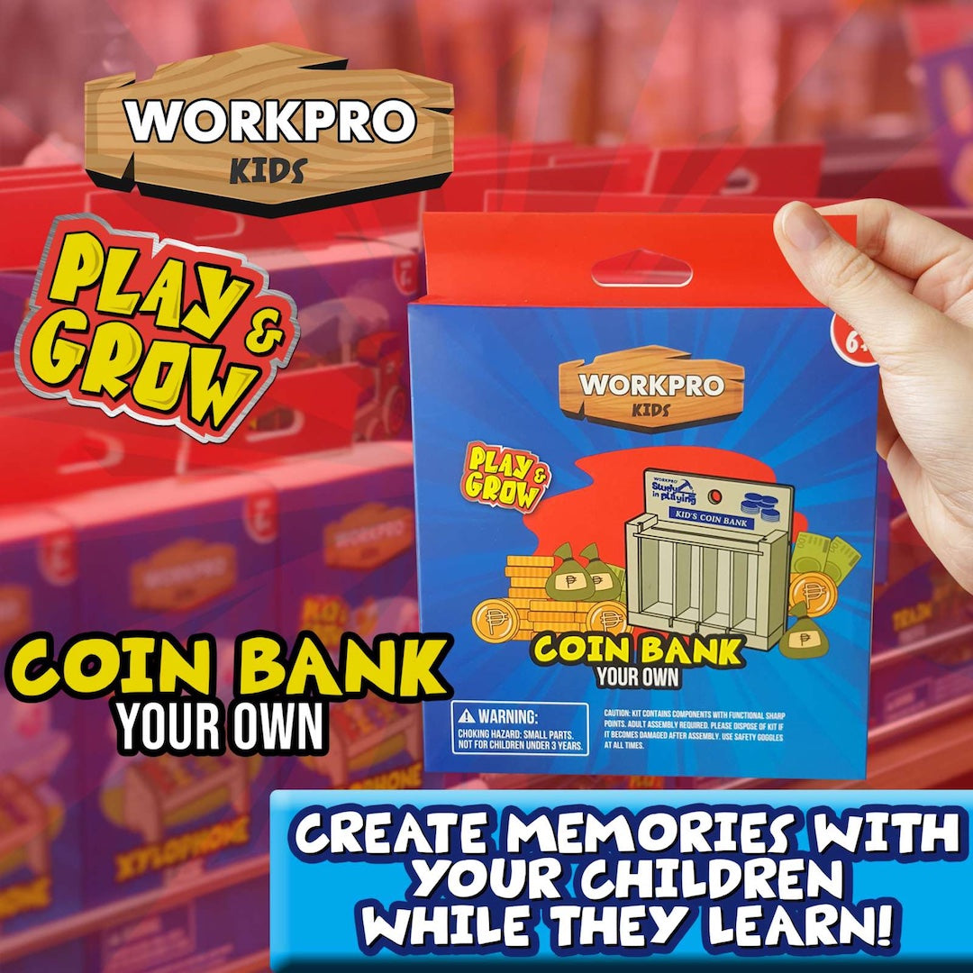 WORKPRO KIDS Your Own Coin Bank (Philippine Edition)