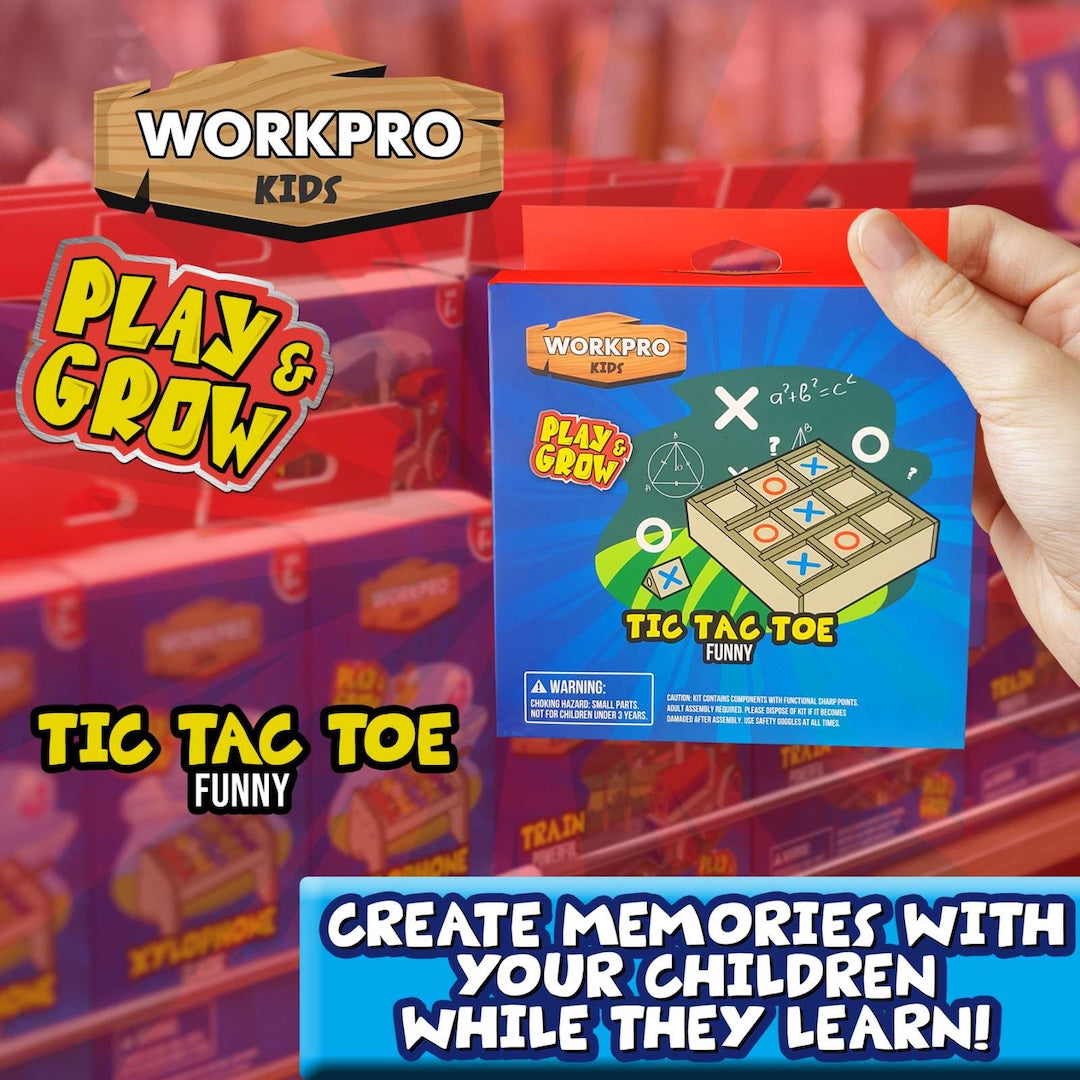 WORKPRO KIDS Funny TIC-TAC-TOE