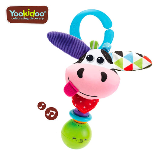 Yookidoo "Shake Me" Rattle - Cow