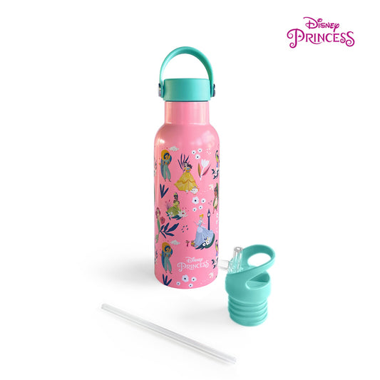 Zippies Lab Insulated Water Bottle 483ml (2 types of cap included) - Princess Core