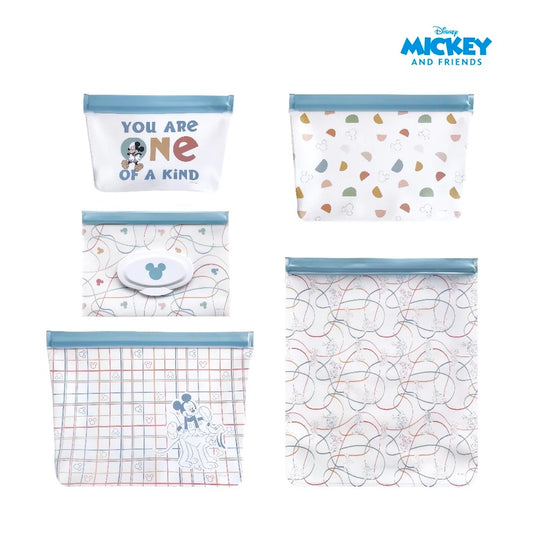 Zippies Lab Disney Mickey & Friends Kiddie Blogger 5-pc Bag Organizer Set