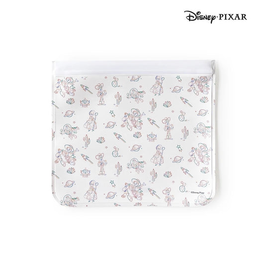 Zippies Disney Pixar Toy Story 4-Piece Reusable Lay-Flat Storage Bags Set