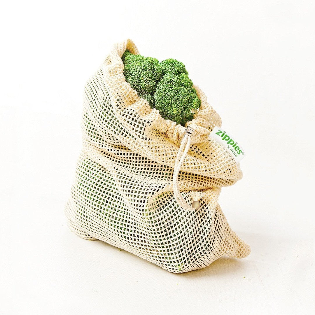 Zippies Cotton Mesh Produce Bag (Medium, Single)