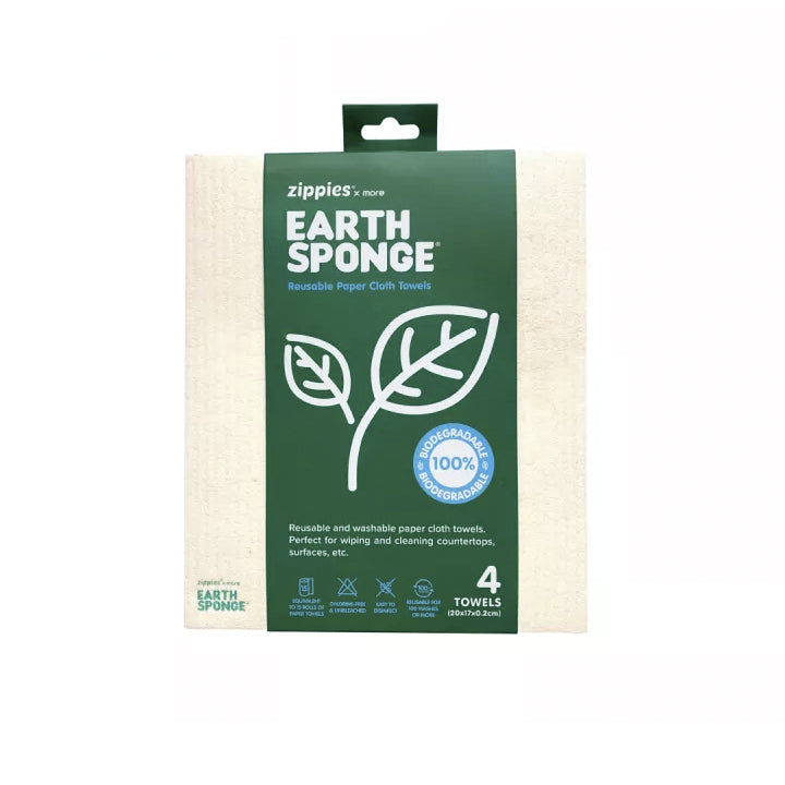 Zippies Earth Sponge Reusable Paper Cloth Towel