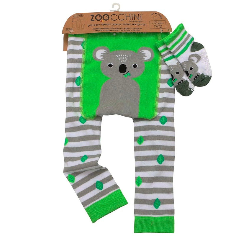Zoocchini Grip and Easy Anti-Slip Leggings and Socks