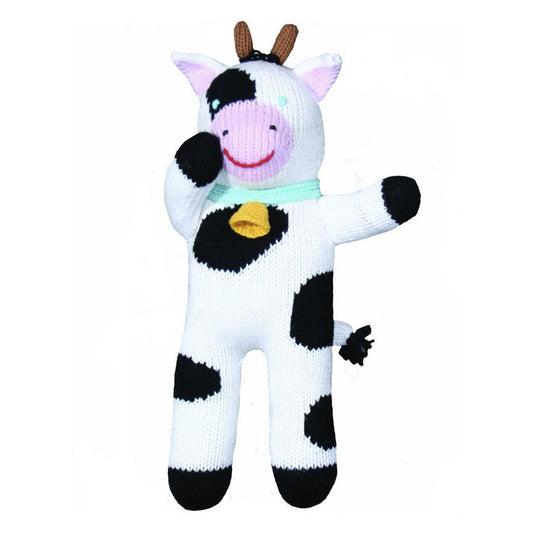 Zubels Hand-Knit Dolls - Cowleen the Cow
