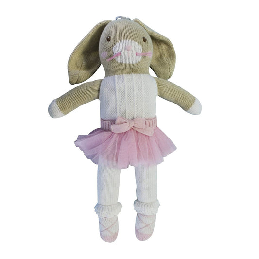 Zubels Hand-Knit Dolls - Betsie the Bunny Ballerina