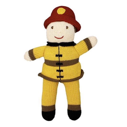 Zubels Hand-Knit Dolls - Frank the Fireman