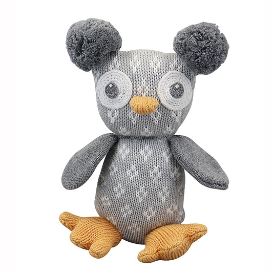 Zubels Hand-Knit Dolls - Speckles the Owl