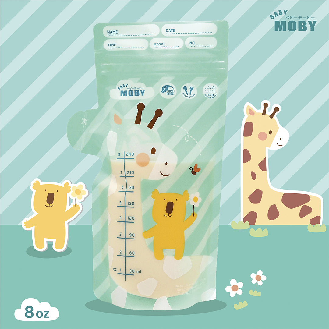 Baby Moby Breastmilk Storage Bags (8oz)