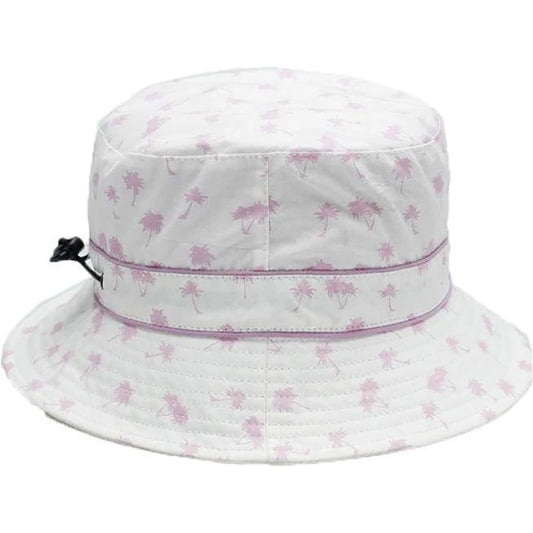 Banz Bucket Hat - Pink Palm Tree