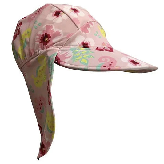 Banz Flap Hat Pink Pansy