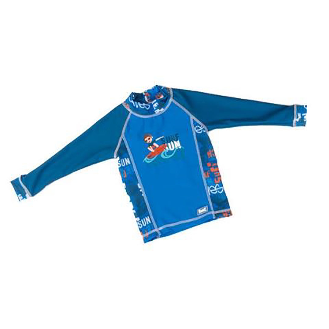 Banz Long Sleeve Rash Guard - Blue Graffiti