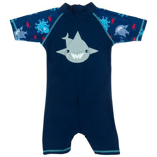 Banz Shark Swimsuit - Navy Blue