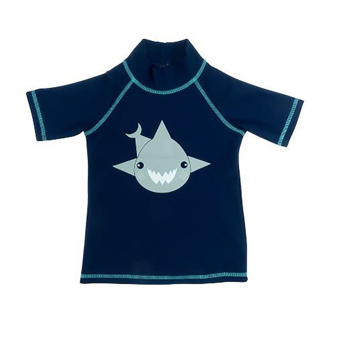 Banz Short Sleeve Rash Guard - Shark Navy Blue