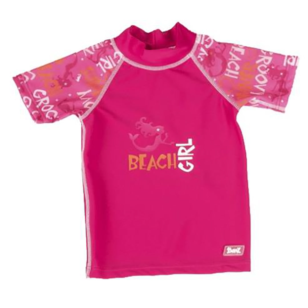 Banz Short Sleeve Rash Guard - Pink Graffiti