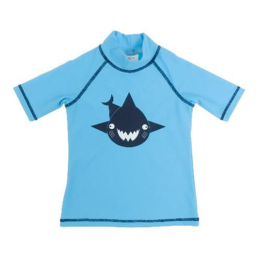 Banz Short Sleeve Rash Guard - Shark Turquoise