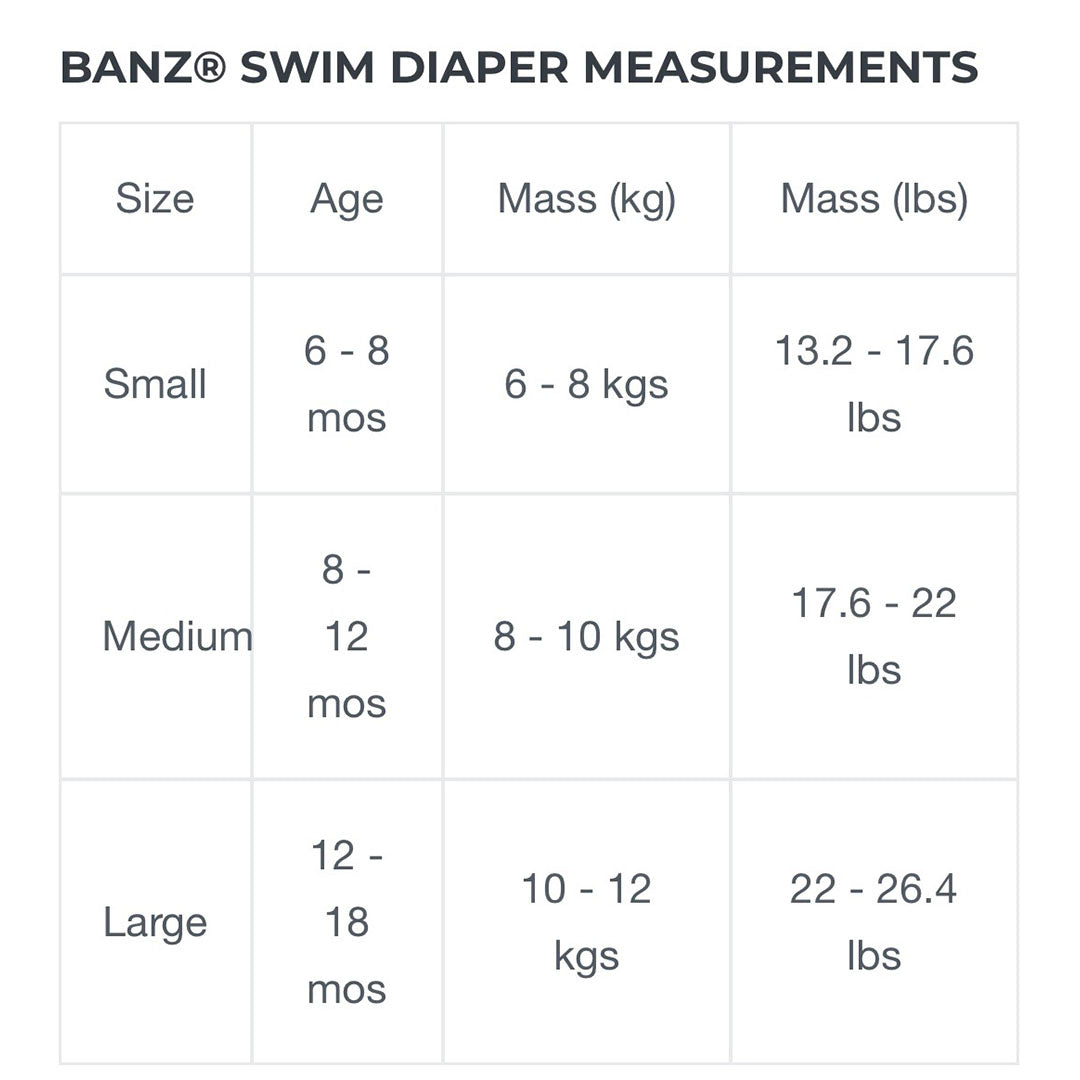 Banz Swim Nappy - Sea Life